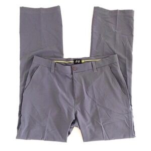 Sligo | Casual Golf Trouser Mens Size 34 Gray Straight Leg Stretch